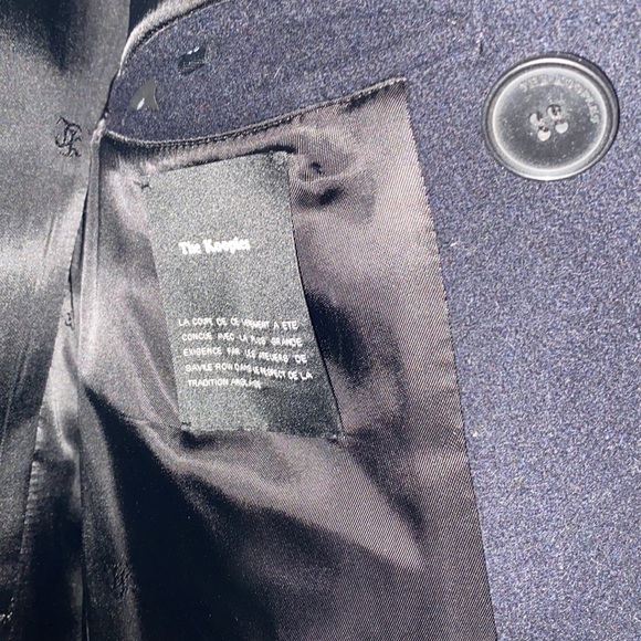 The kooples wool blend coat dark navy - Picture 7 of 13